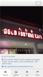 Mobile Screenshot of goodfortunecafekentlands.com